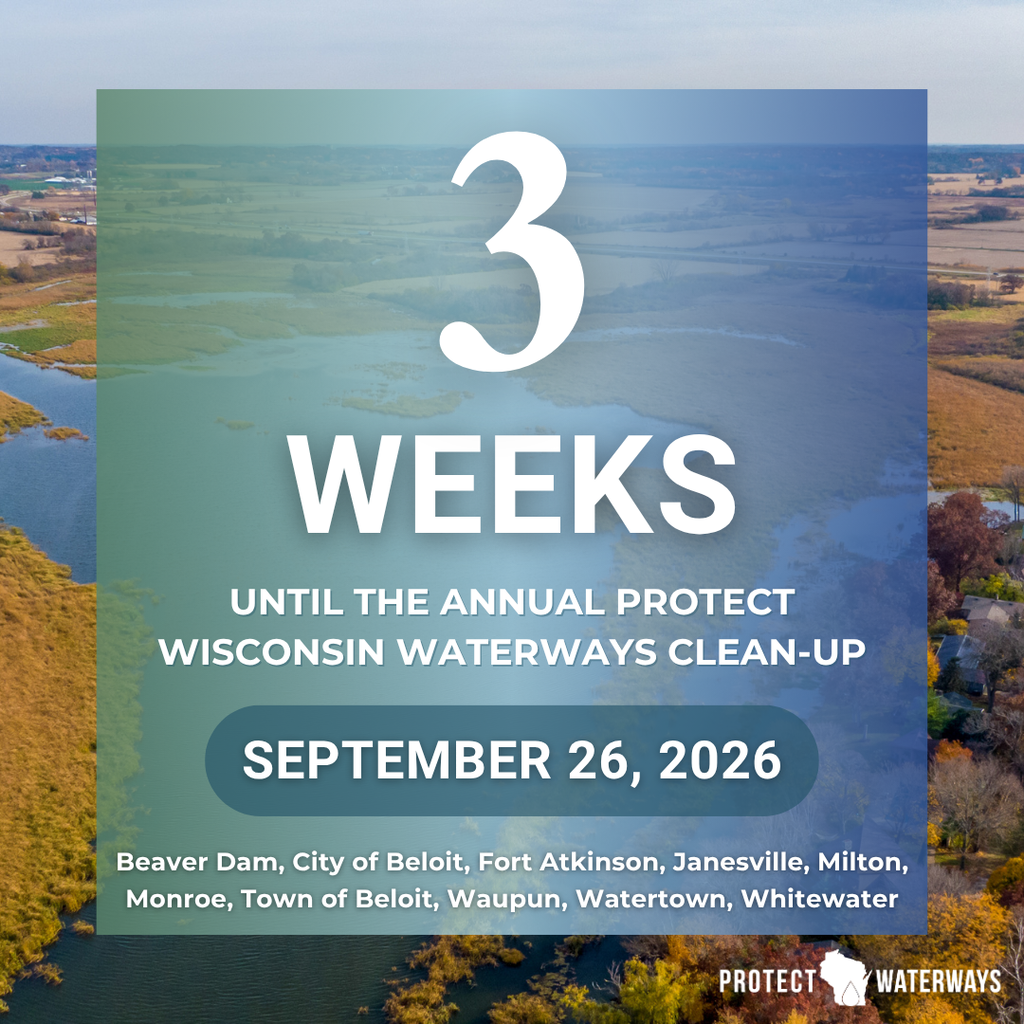 Protect Wisconsin Waterways Clean up on September 26th, 2026