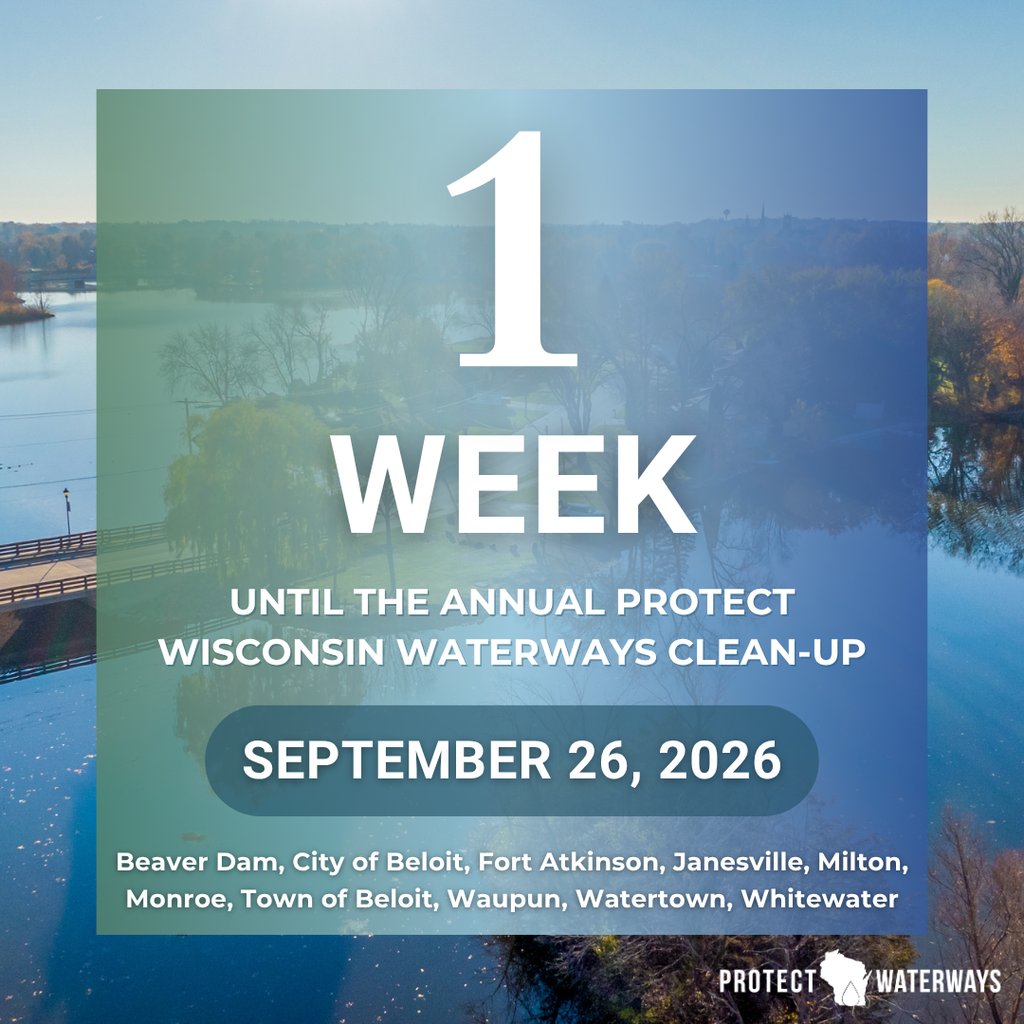 Protect Wisconsin Waterways Clean up on September 26th, 2026