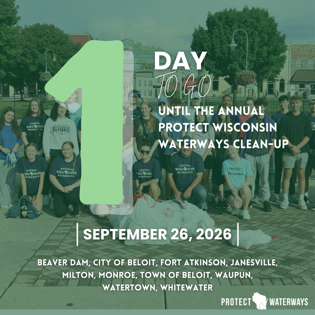 Protect Wisconsin Waterways Clean up on September 26th, 2026