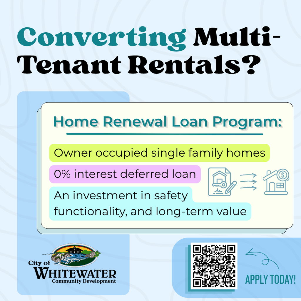 City of Whitewater's Housing Renewal Loan Program