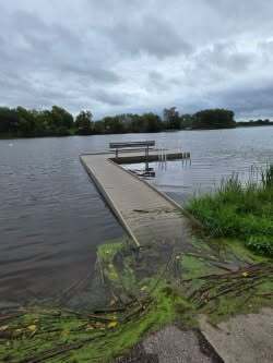 Cravath and Trippe Lake Pier Flooded and Repairs
