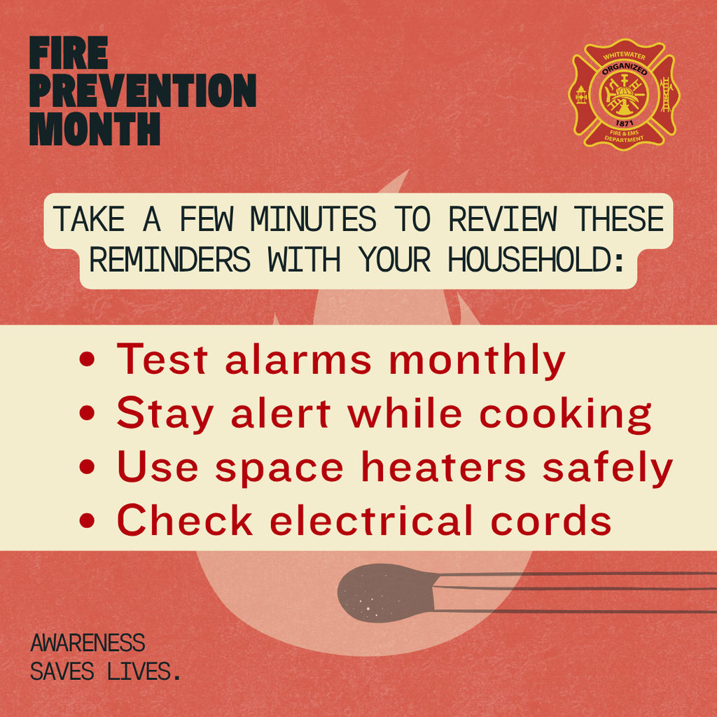 Fire Prevention Month: stay alert while cooking