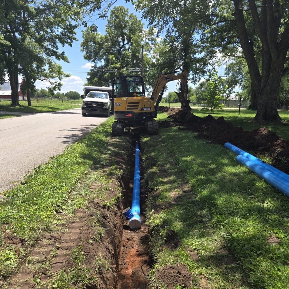 Langston St. Water Line