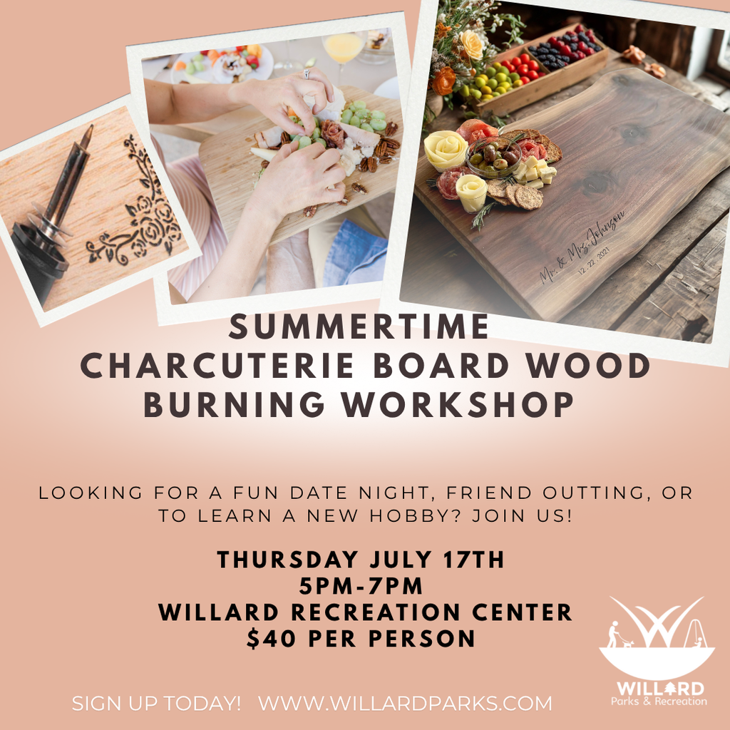 wood burning workshop on july 17