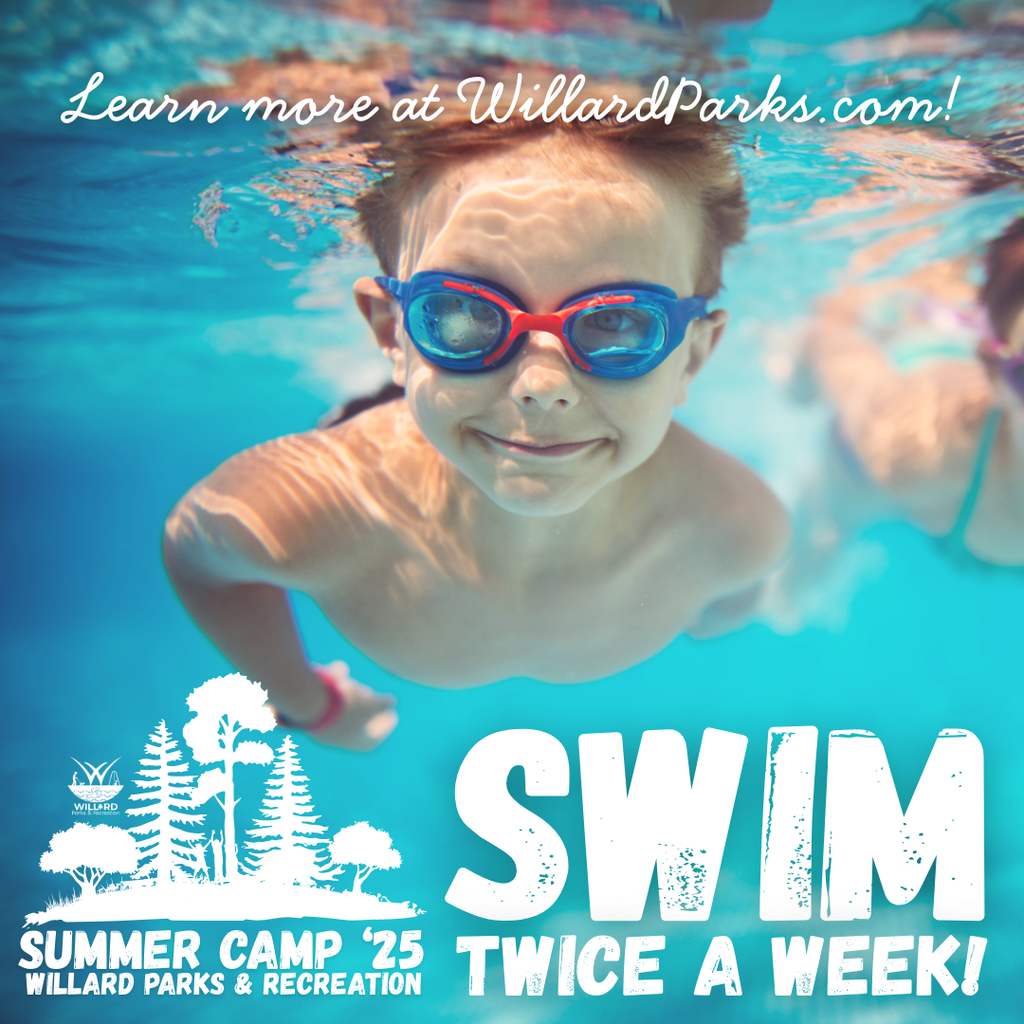 swim days twice a week at willard parks summer camp