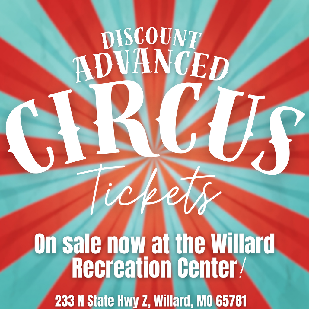 circus tickets for sale at the rec center