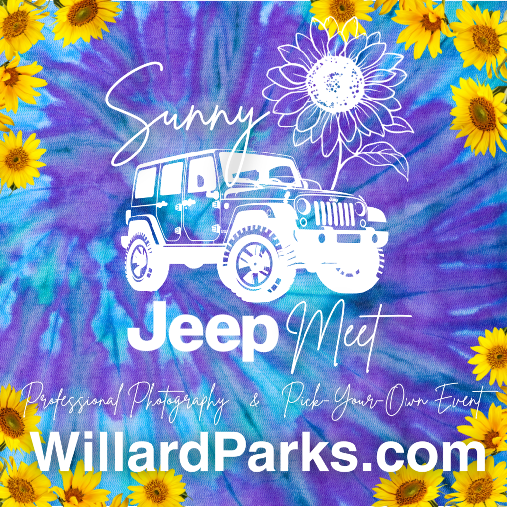 Sunny Jeep meet at the sunflowers