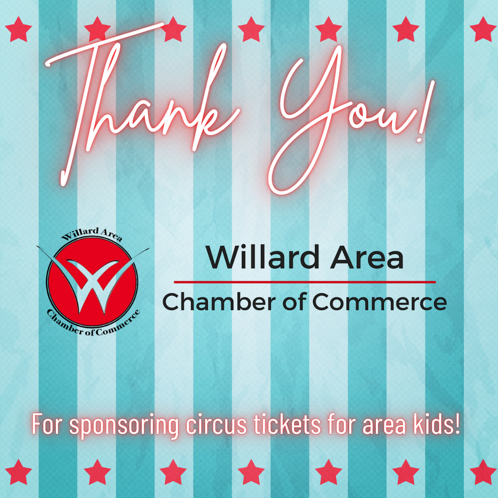 thank you WACOC for sponsoring circus tickets for area kids