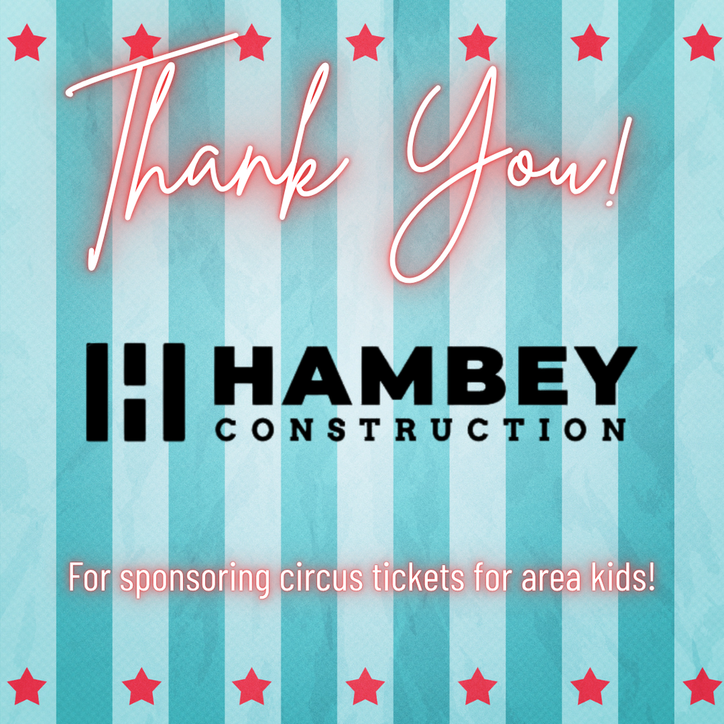 hambey construction sponsor of kids circus tickets