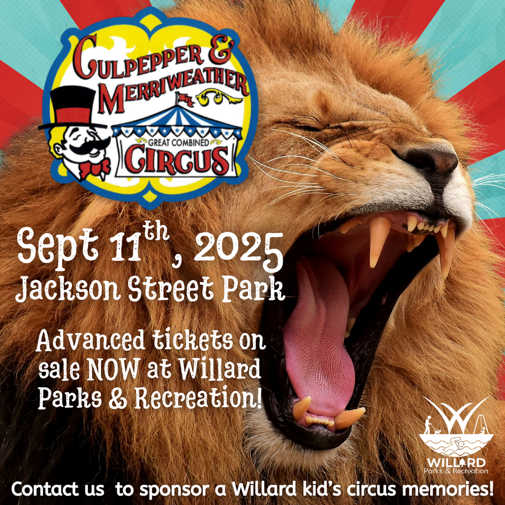 circus tickets available at the willard recreation center