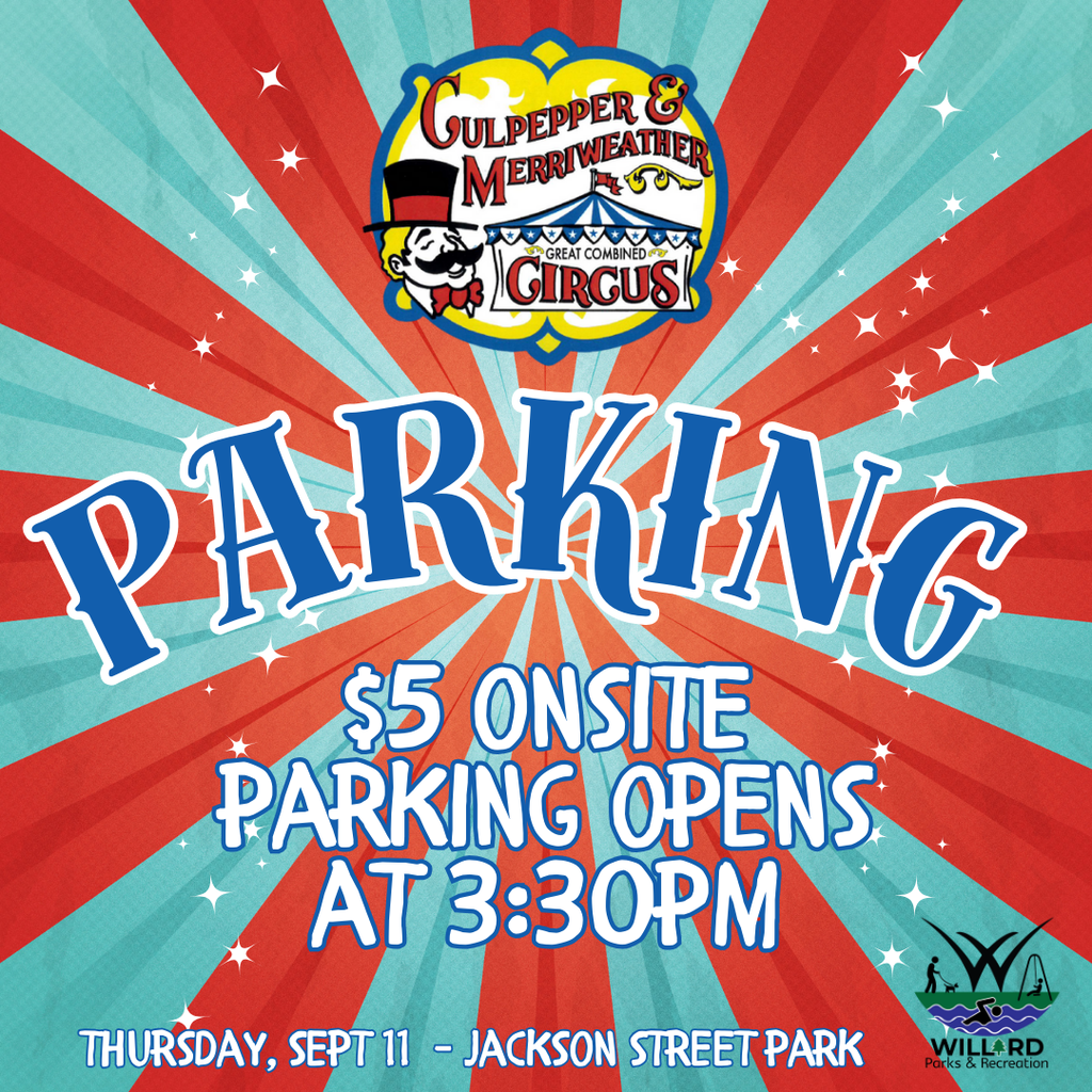 Parking is now open at Jackson Street Park for just $5 per car!