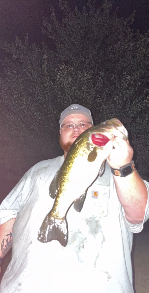 Dalton Clark with his fish