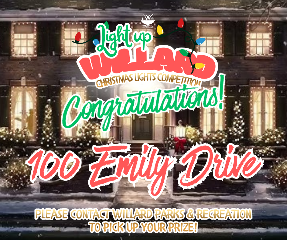 Christmas lights contest winner