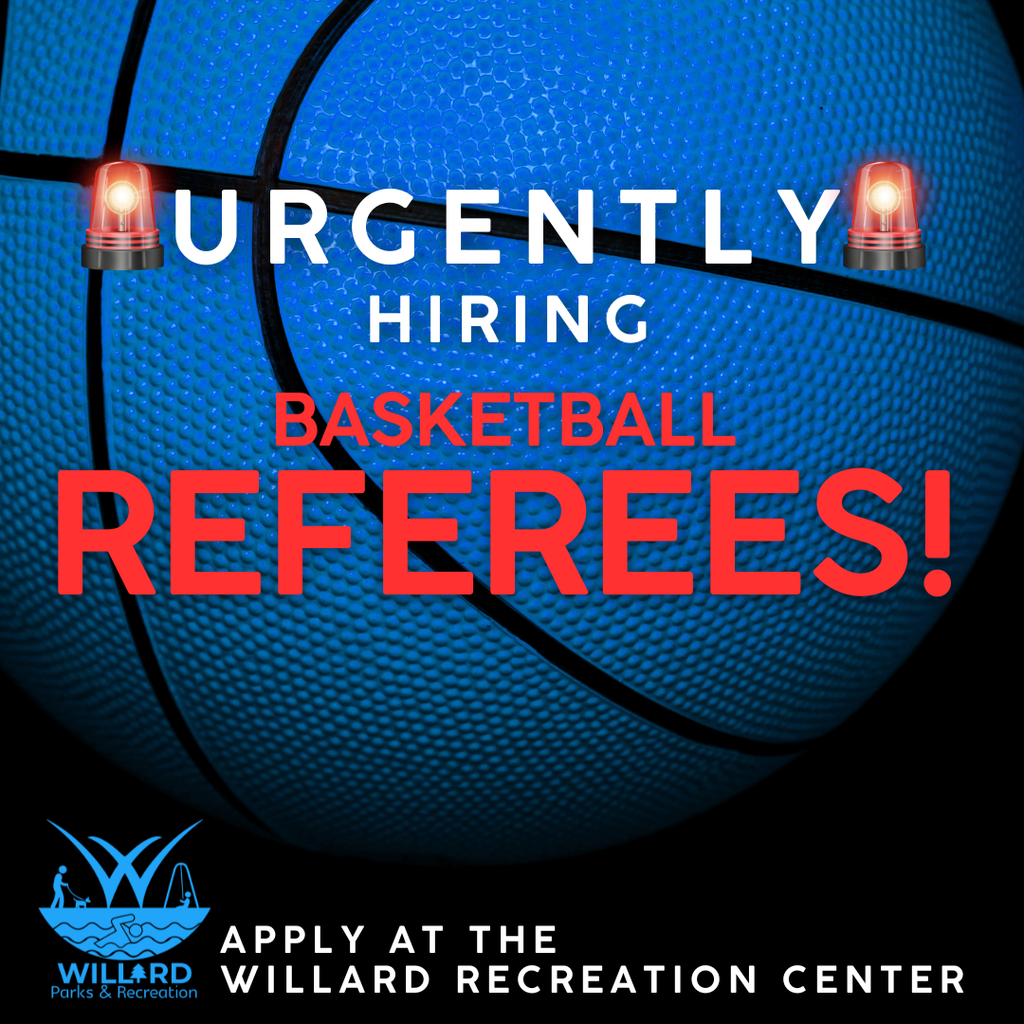 Willard Parks is urgently hiring basketball referees