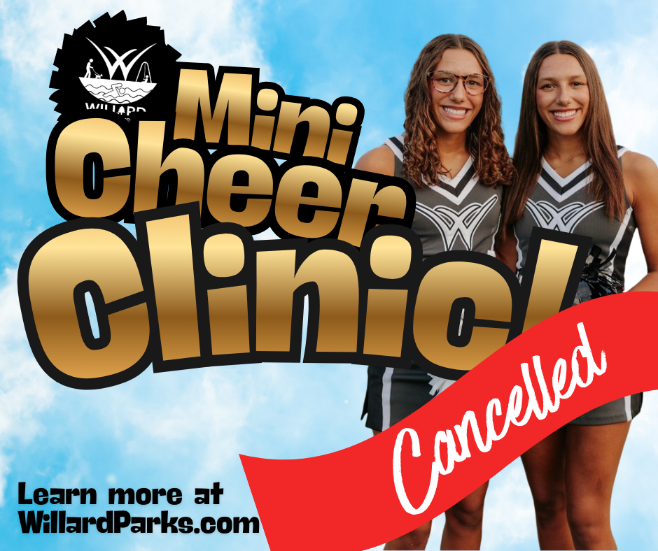 Willard Parks Mini Cheer Clinic Cancelled