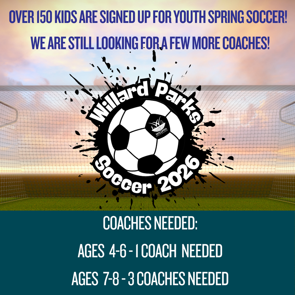 Willard Parks Spring Soccer Coaches Needed