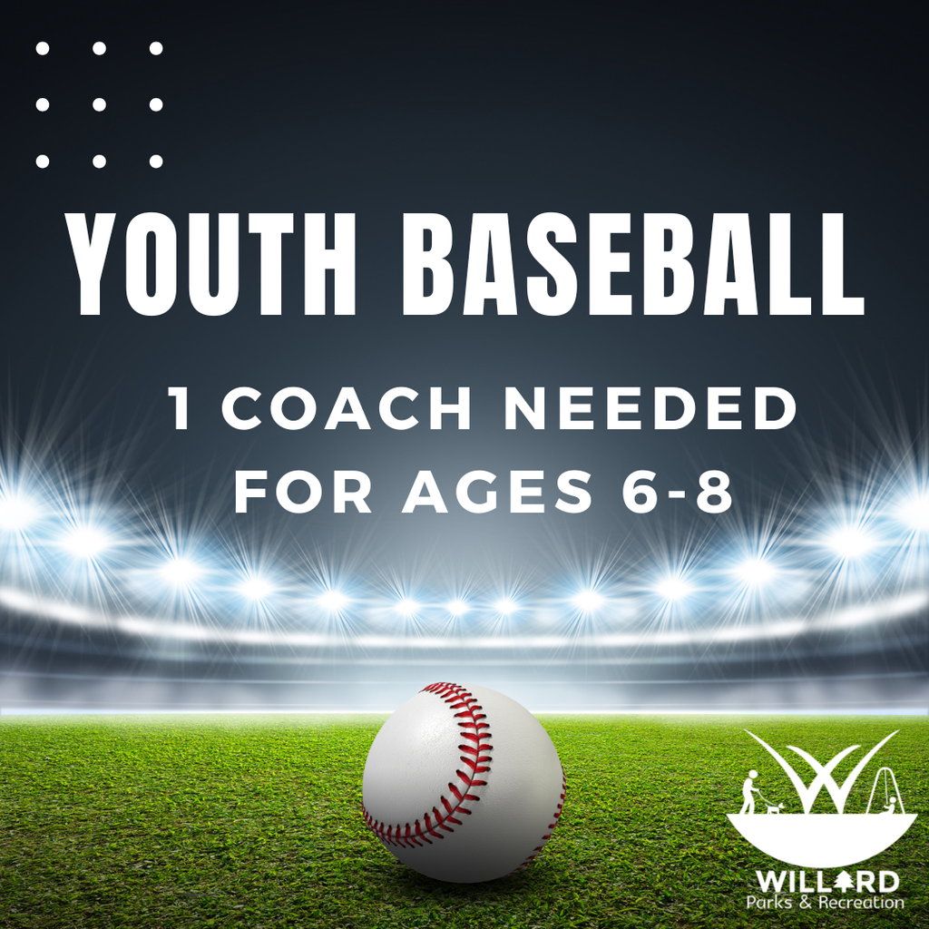 Youth Baseball Coach Needed for ages 6-8