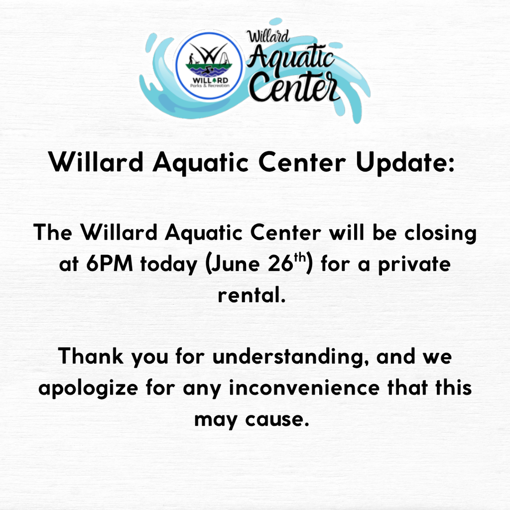 WAC closing today at 6PM