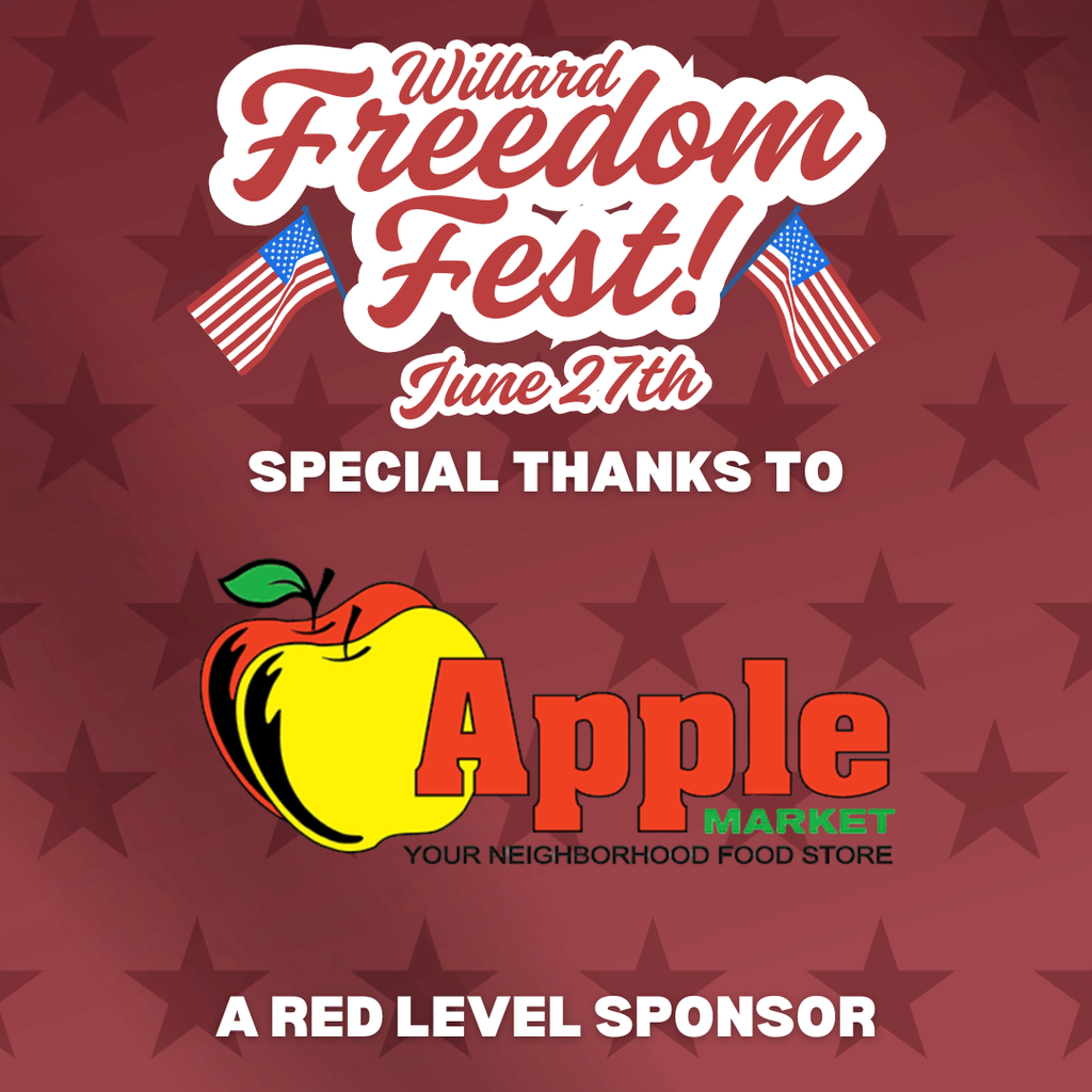 Thank you Apple Market for Sponsoring Freedom Fest