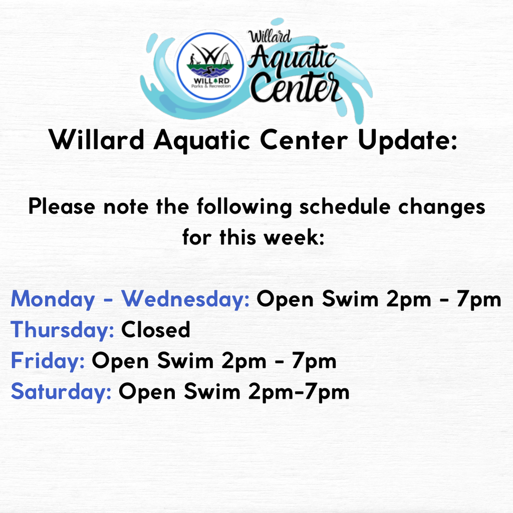 WAC Hours for Aug 3rd-7th