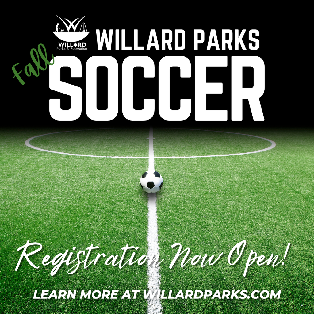 Willard Parks Soccer Registration Now Open!