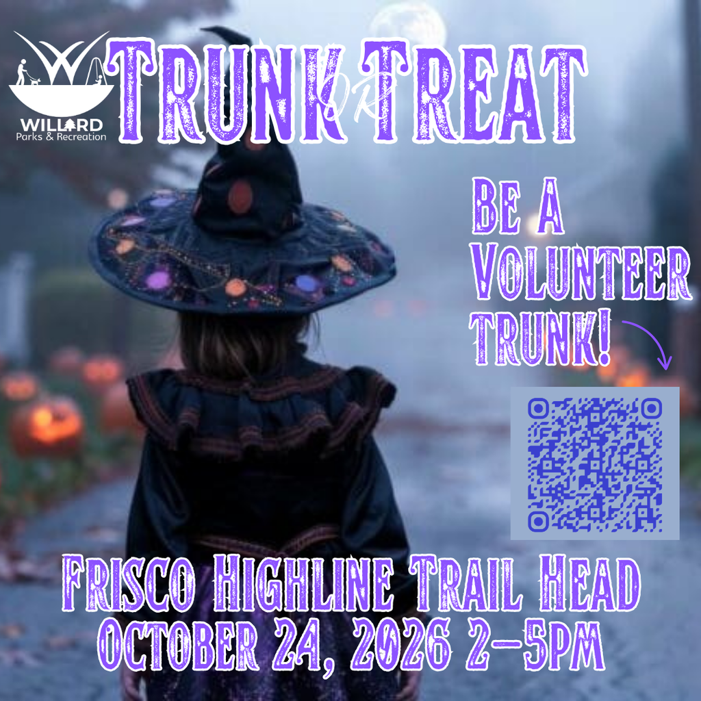 Trunk or Treat Oct 24, 2026 2-5PM