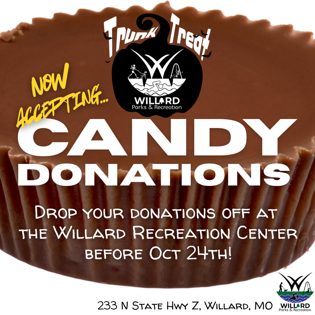 Now Accepting Candy Donations for Trunk or Treat