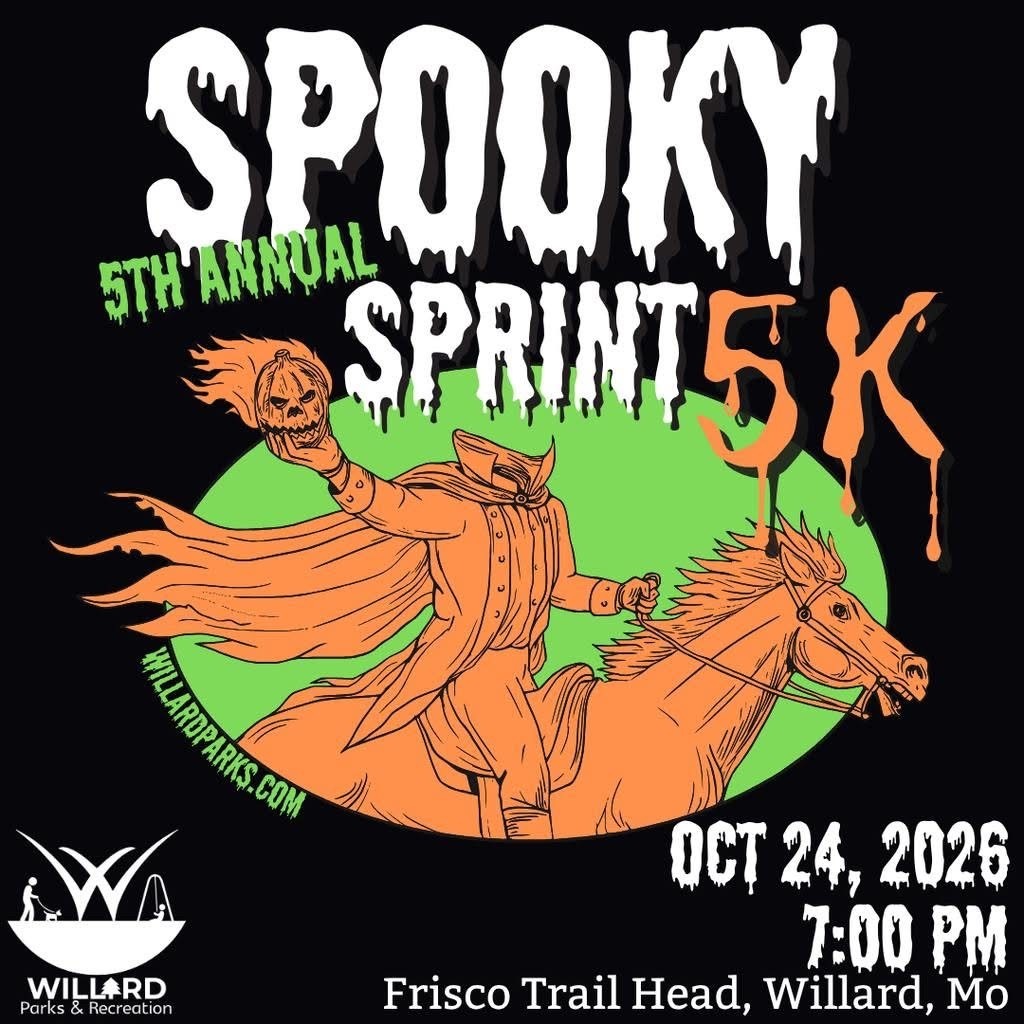Spooky Sprint 5K October 24th at 7PM