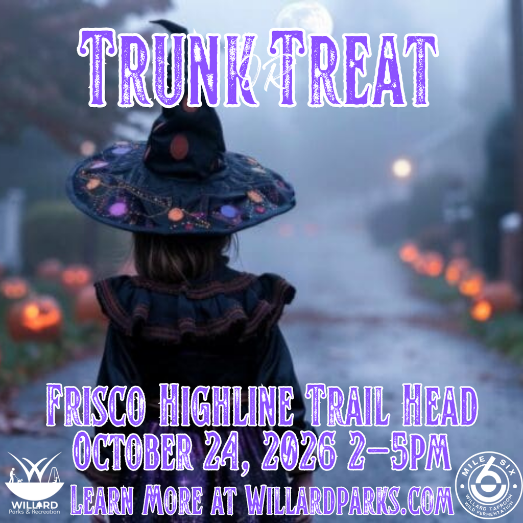 Trunk or Treat October 24th from 2-5pm