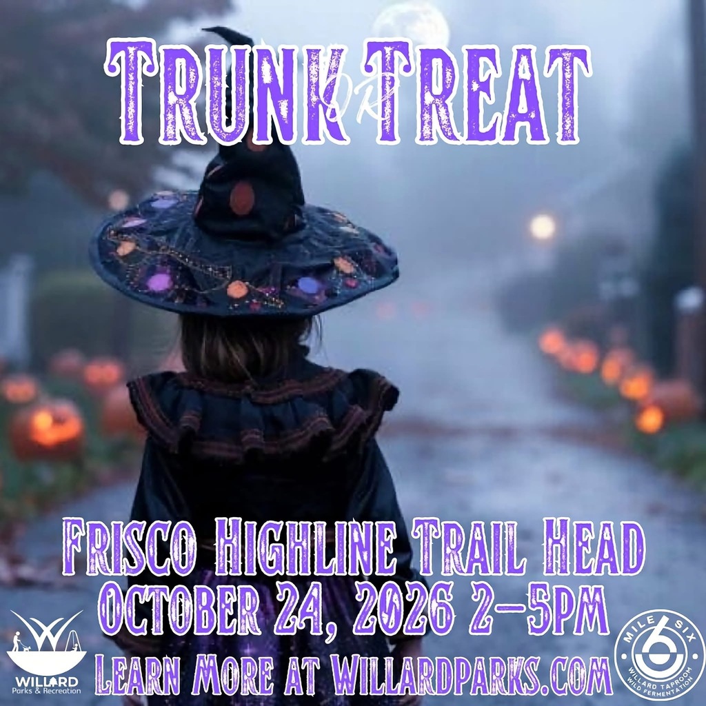 Trunk or Treat October 24 2-5pm