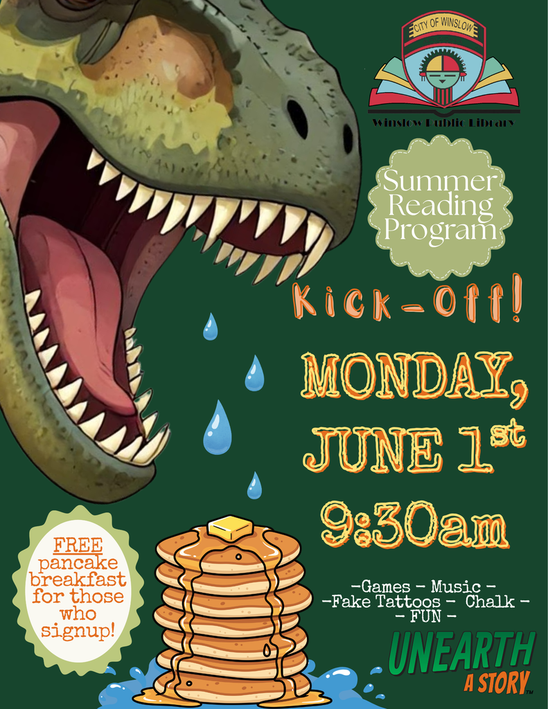 The Summer reading program kick off starts at the library at 9:30am!
