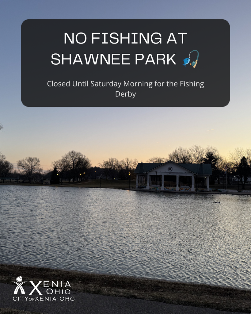 Shawnee Park Fishing Notice