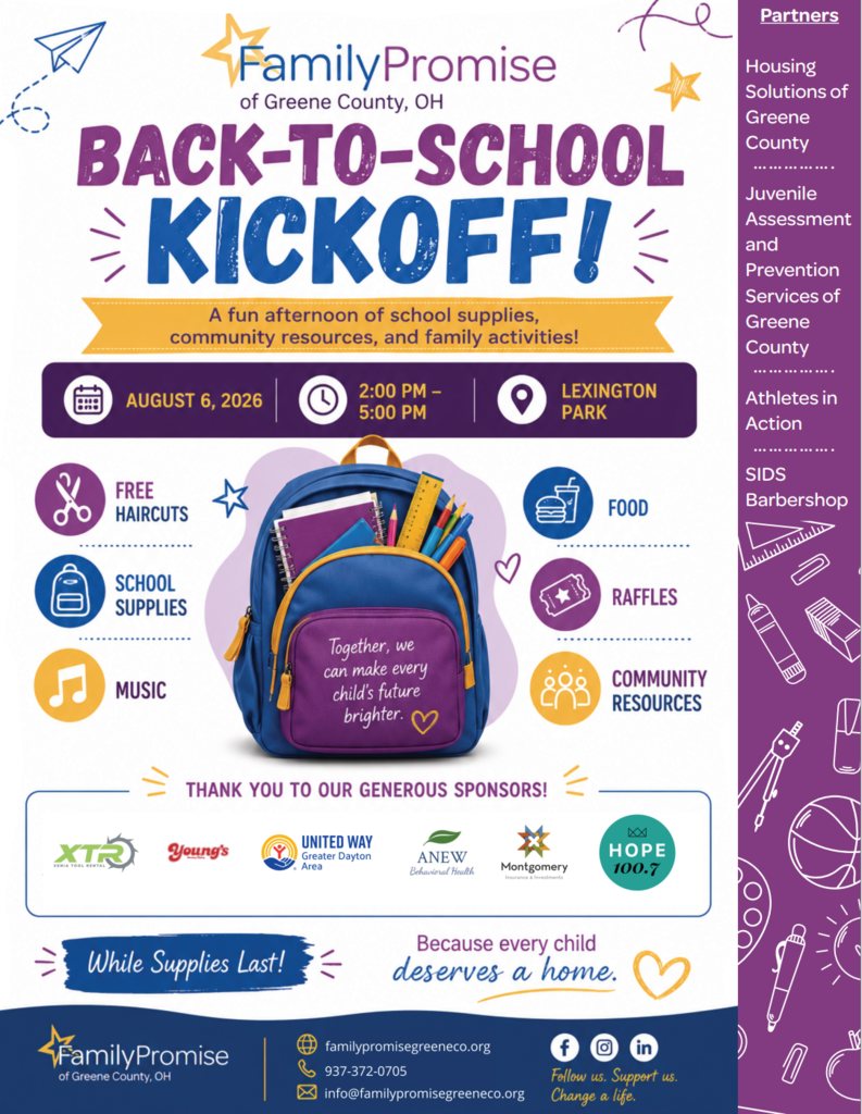 Family Promise Back to School Kick Off