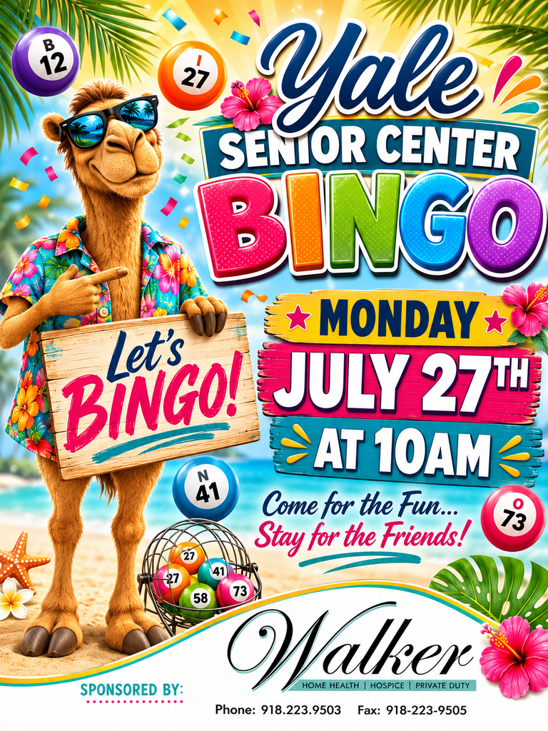 Bingo July 27, 2026