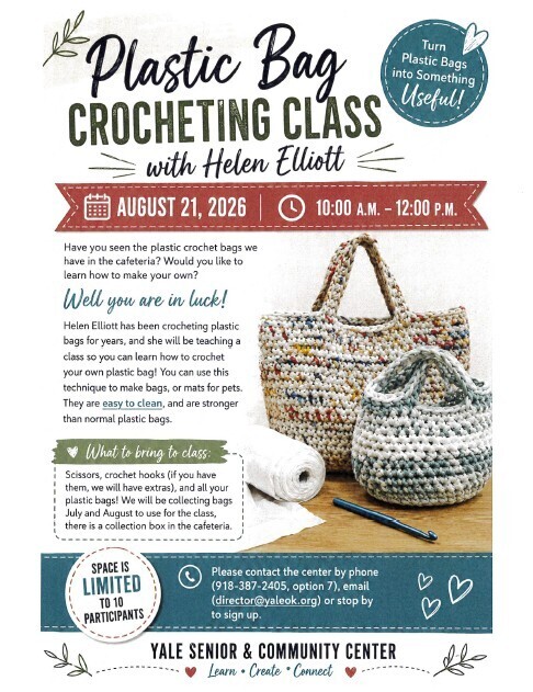 Plastic Bag Crocheting Class
