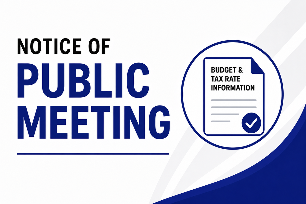 Notice of Public Meeting
