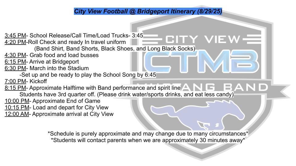 Bridgeport Itinerary