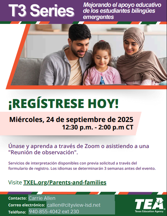 For more information, visit TXEL.org/Parents-and-families 