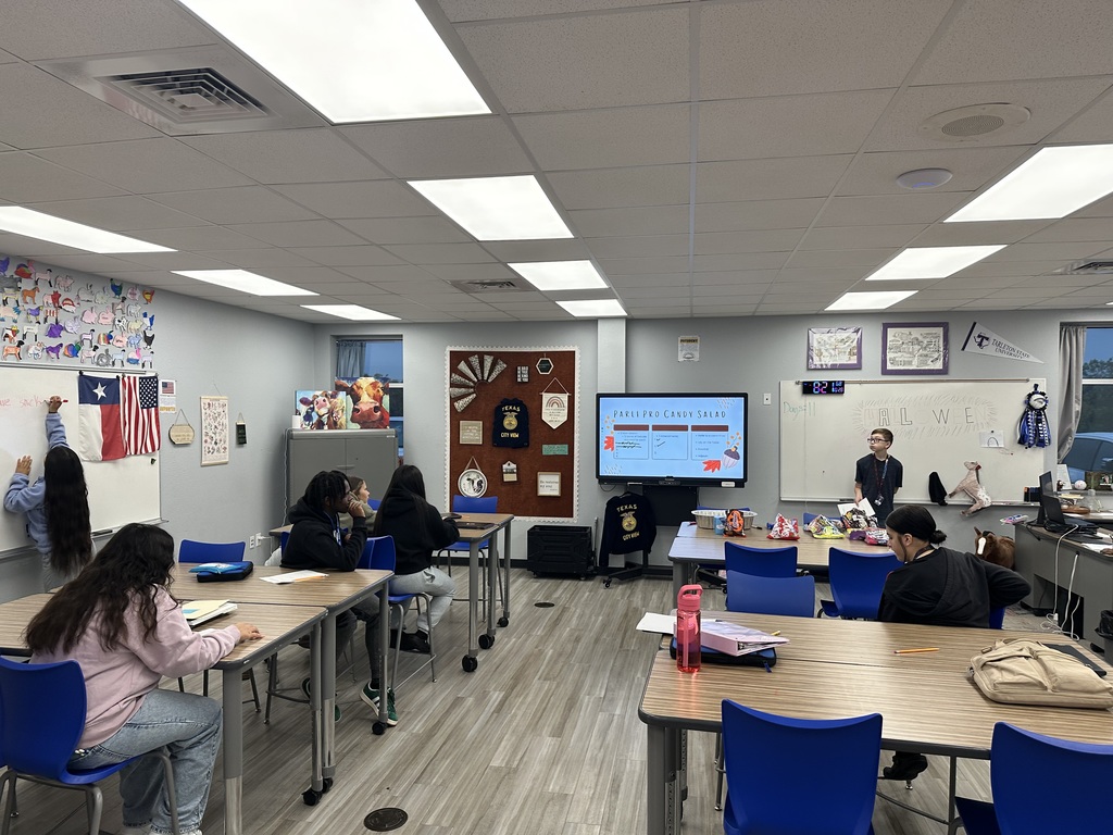 Principles of Ag wrapped up our parliamentary procedure unit with a candy salad activity. Students had to correctly use motions and debate rules to build the salad—order in the classroom before candy in the bowl.