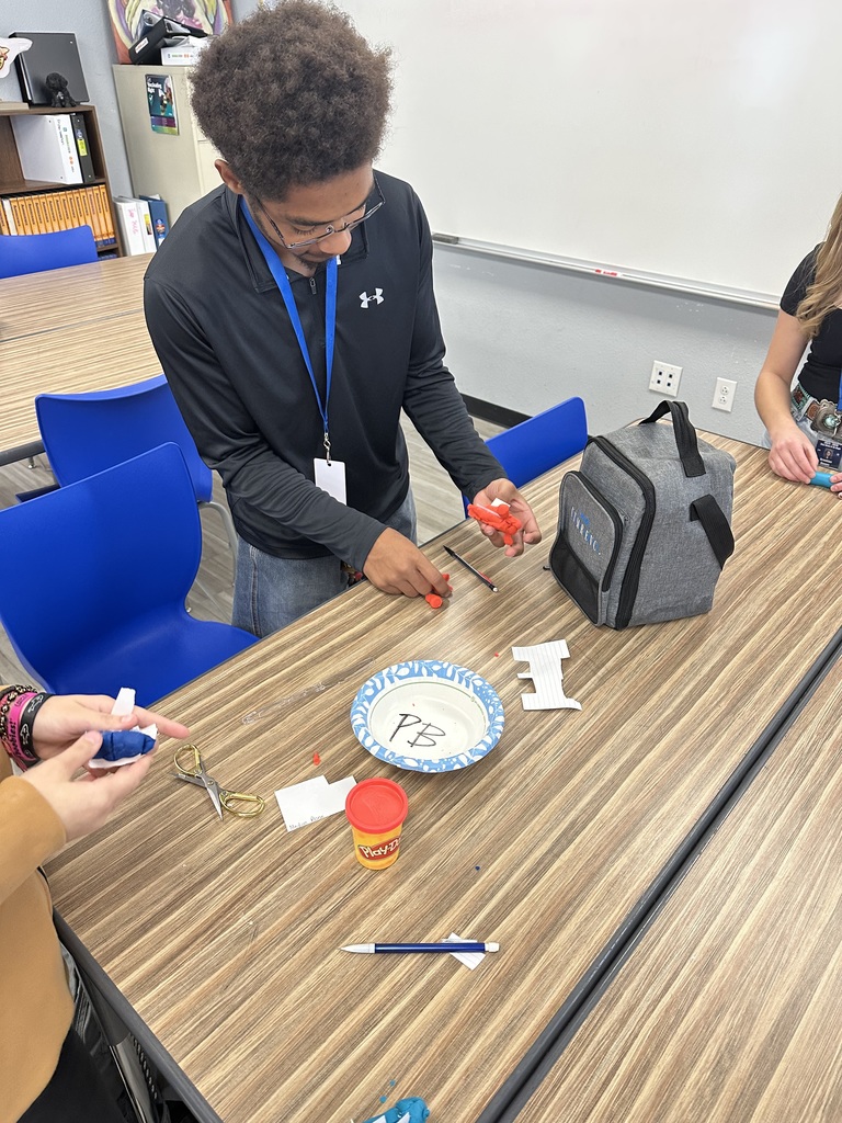 Veterinary Medicine students put their anatomy knowledge to the test today by sculpting animals from play-doh and labeling them using correct directional terminology.