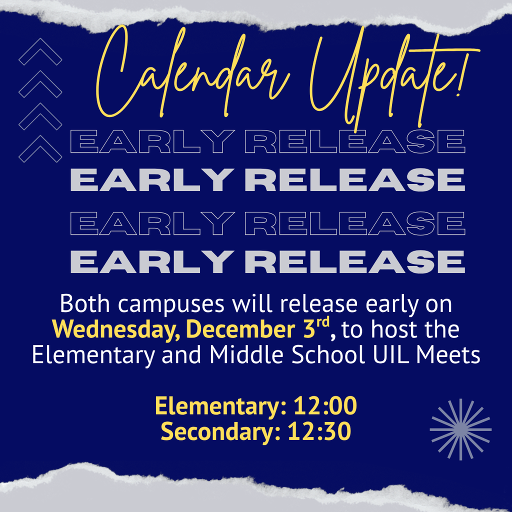 12/3/25 Early Release Information