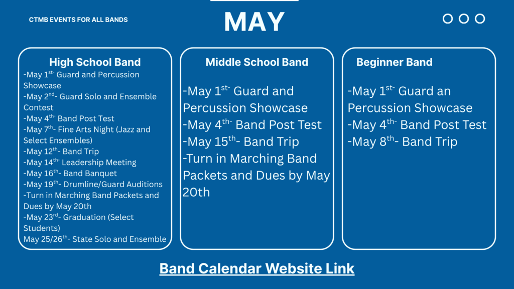 May Dates