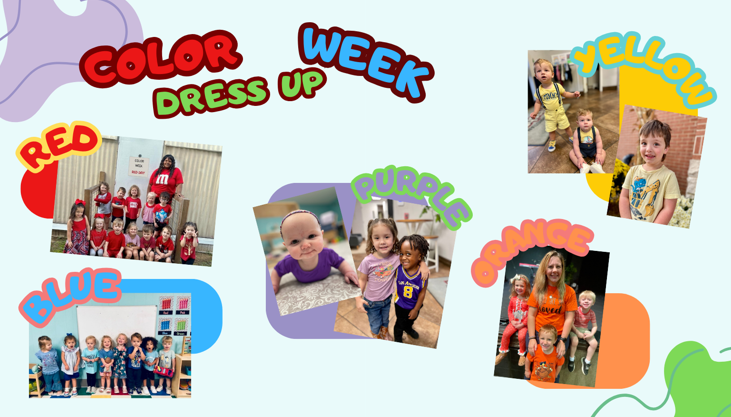 color dress up week flyer