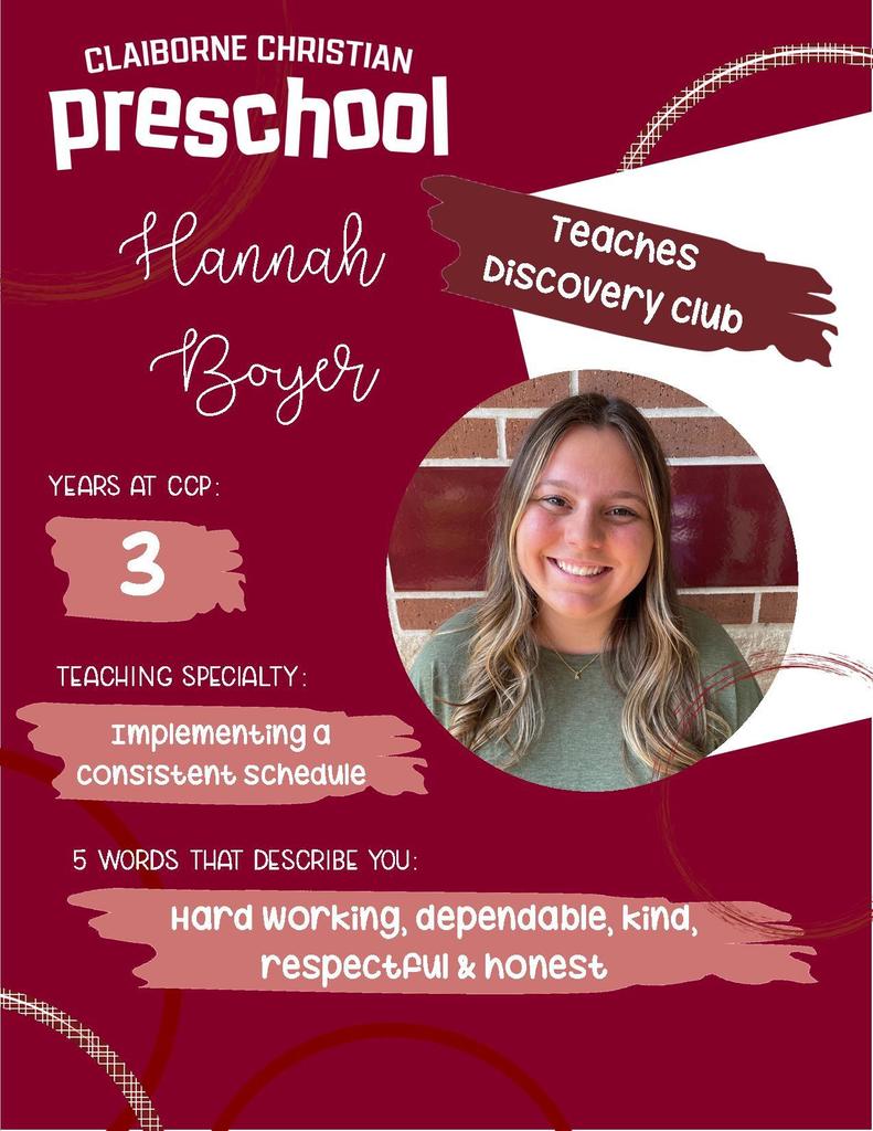Hannah B flyer