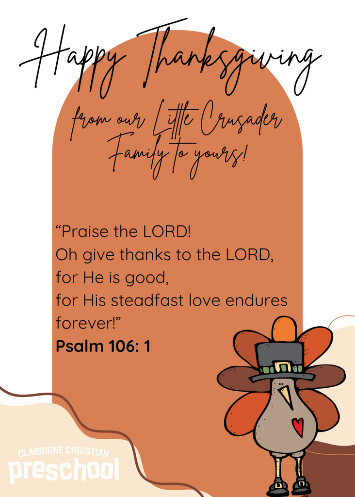 Closed for Thanksgiving Flyer