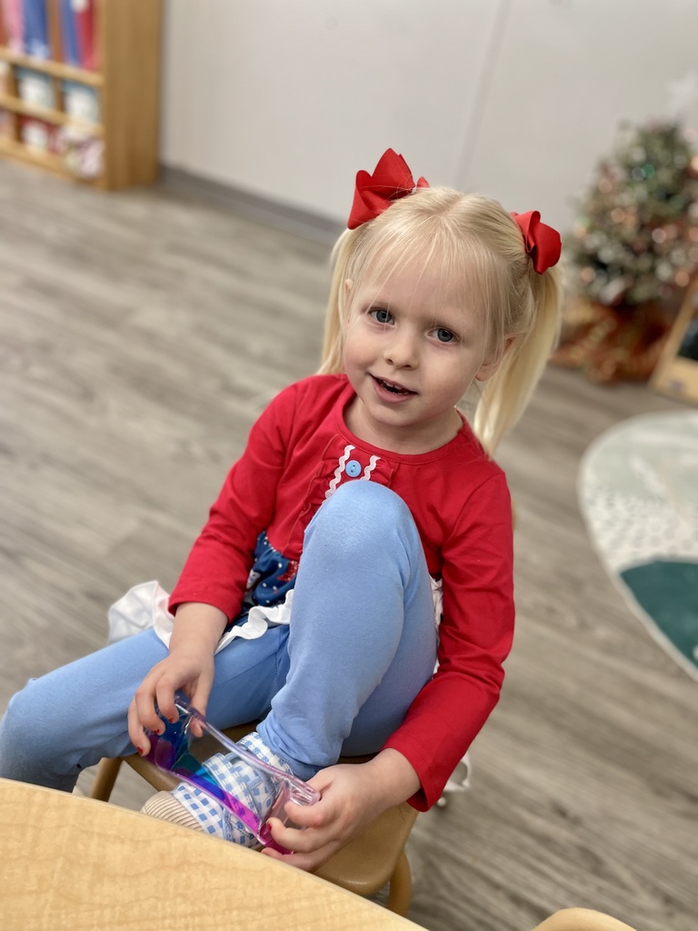 blond girl with pigtails