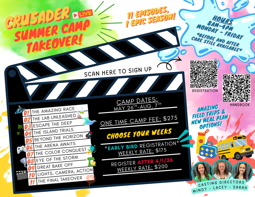 Summer Camp 2026 Flyer