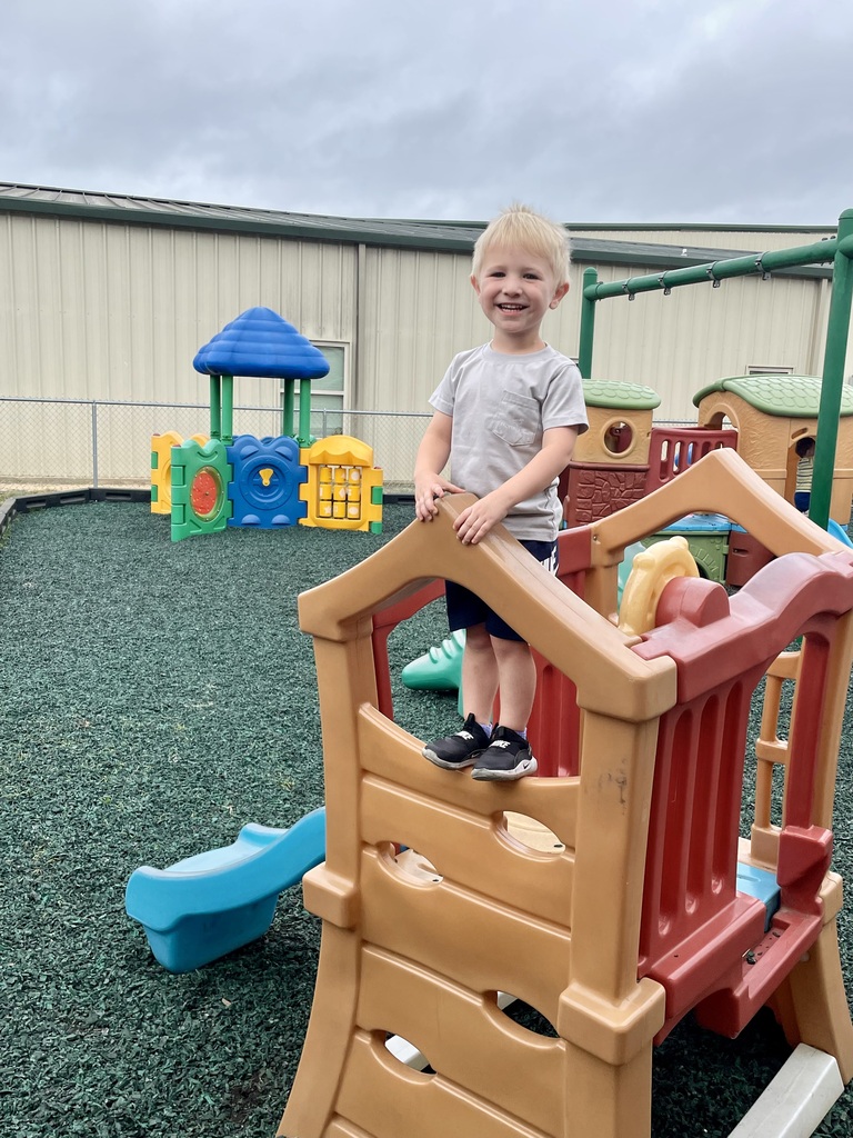 little boy on the playground
