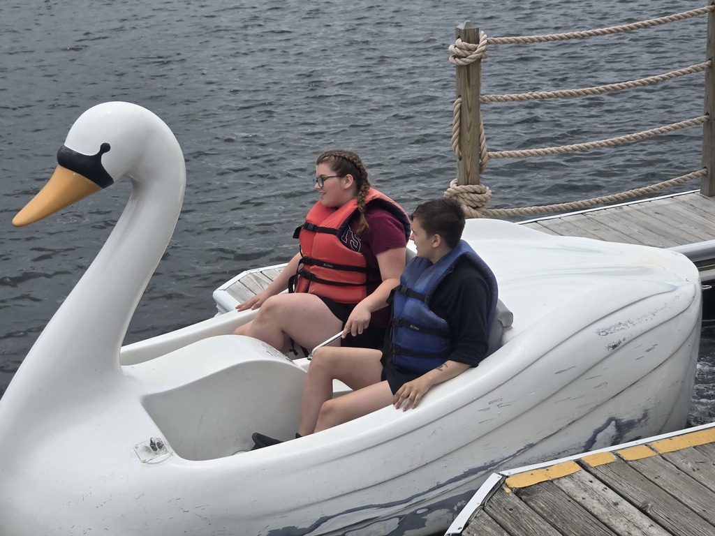 These two were looking for someone to race.