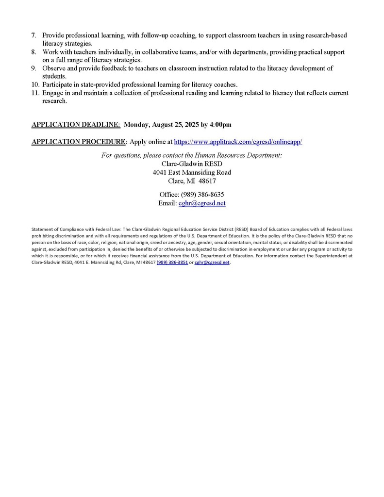 Early Literacy Coach - Job Posting 2025_Page_2